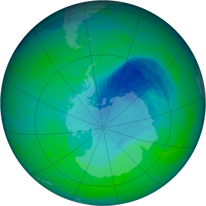 Ozone Map 2004-11-28